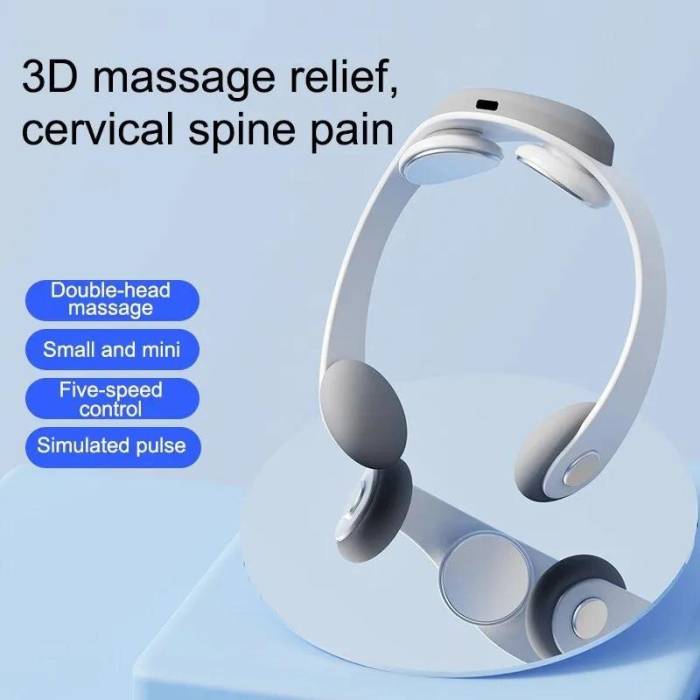 Електричний імпульсний масажер для шиї Neck Massager PR-A09 Міостимулятор для шиї