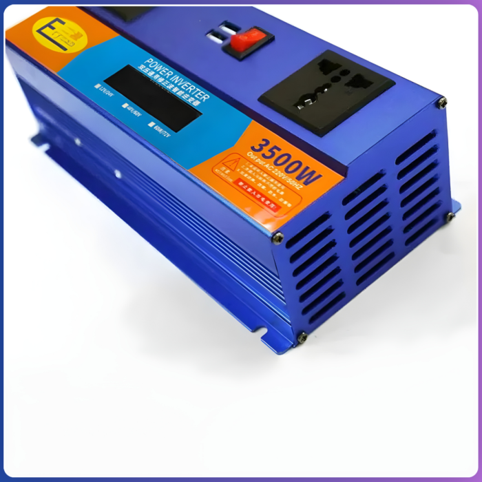 Автомобільний інвертор 3500W з USB та двома розетками 12V-220V LCD SMART