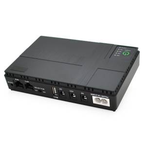 Джерело безперебійного живлення UPS-18W DC1018P для роутерів та комутаторів PON/POE-430 5//9/12V 1A 10400MAh