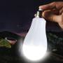 Акумуляторна аварійна світлодіодна LED лампочка 20W E27 з 2 акумуляторами