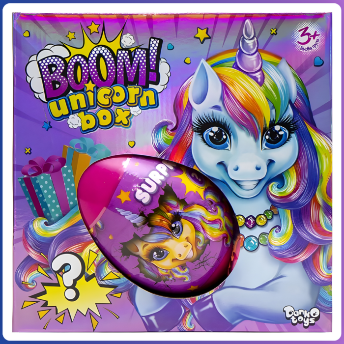 Креативна творчість "Boom! Unicorn Box" укр/рос BUB-01-01U ДТ-ГО-09377