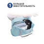 Вместительная дорожная сумка для путешествий Travel Bag AND XL-930 Мятный Складная дорожная сумка для вещей