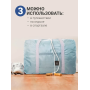 Вместительная дорожная сумка для путешествий Travel Bag AND XL-930 Мятный Складная дорожная сумка для вещей