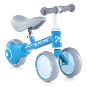 Дитячий біговел на трьох колесах з м'яким сидінням Profi Kids 6 MBB 1016-2 Блакитний