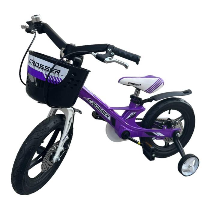 Дитячий велосипед Crosser Hunter Premium 14 Фіолетовій