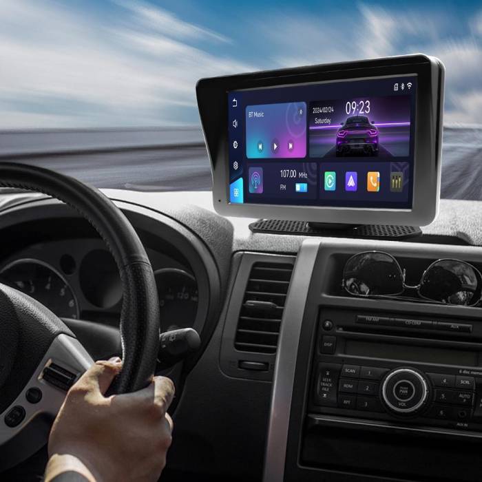 Бездротова стереосистема з дисплеєм 7 дюймів Carplay 701W Сенсорний автомобільний екран