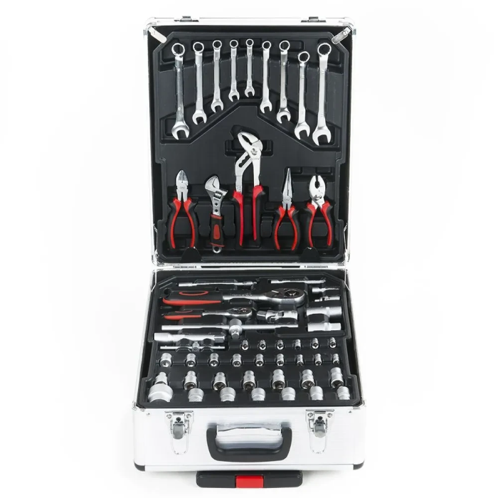 Набір інструментів на 408 предметів у валізі на колесах Tools Set KRAFFTEC