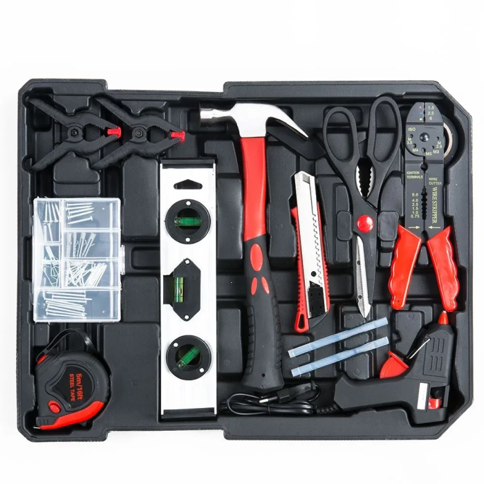 Набір інструментів на 408 предметів у валізі на колесах Tools Set KRAFFTEC
