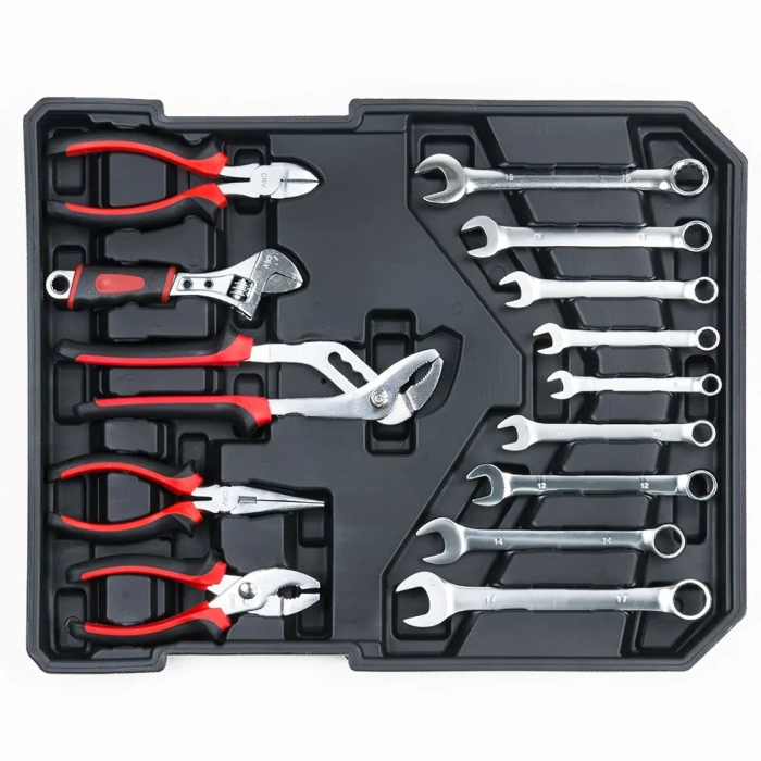 Набір інструментів на 408 предметів у валізі на колесах Tools Set KRAFFTEC
