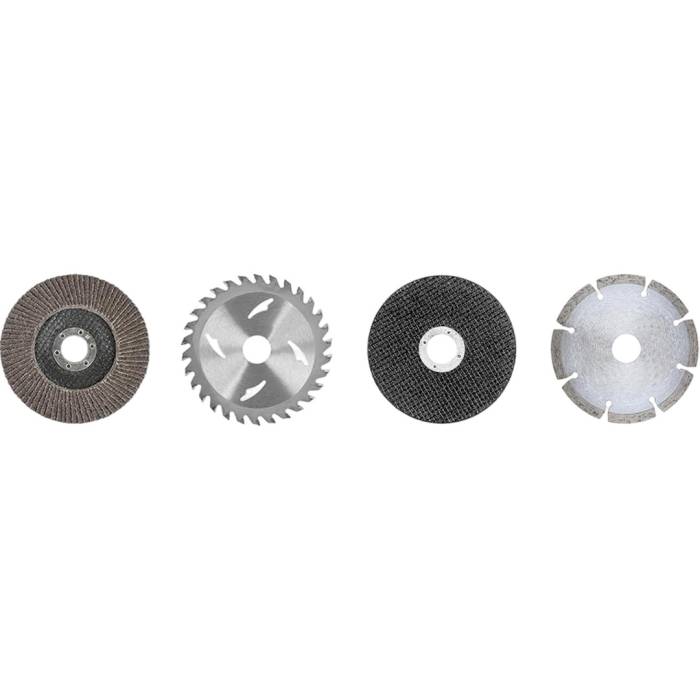 Велика кутова болгарка акумуляторна в кейсі з 2 АКБ 48v Безщіткова шліфувальна машина з 4 дисками в наборі