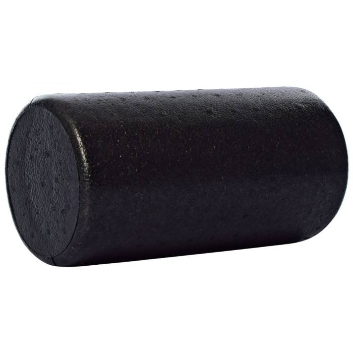 Масажні ролики для йоги EasyFit Foam Roller 30x15 см MS 3330-1 Чорний Роллер-валик для масажу всього тіла