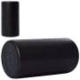 Масажні ролики для йоги EasyFit Foam Roller 30x15 см MS 3330-1 Чорний Роллер-валик для масажу всього тіла
