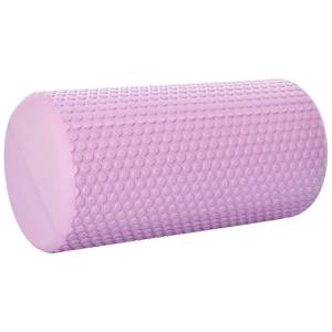 Масажний ролик для йоги EasyFit Foam Roller 30x15 см MS 3231-V Рожевий Роллер-валик для масажу всього тіла