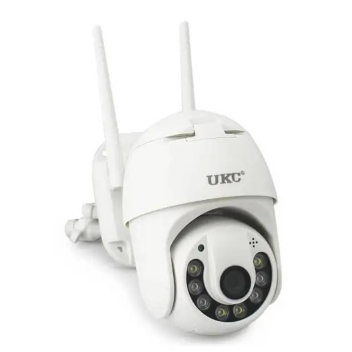 Вулична поворотна камера відеоспостереження UKC CAMERA V380 IP 1080p Вулична камера з віддаленим доступом