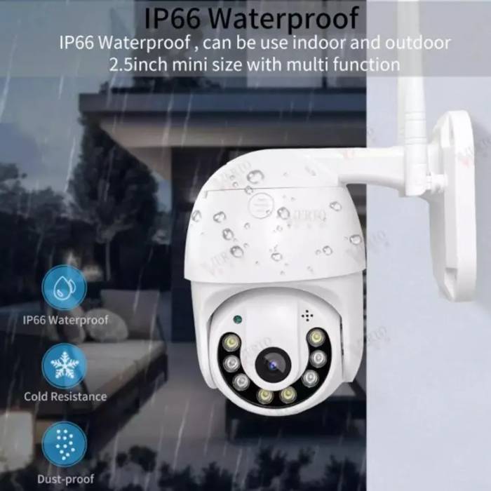 Вулична поворотна камера відеоспостереження UKC CAMERA V380 IP 1080p Вулична камера з віддаленим доступом