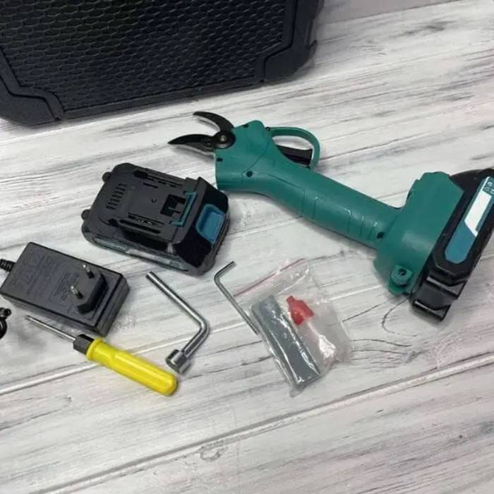 Акумуляторний садовий секатор 21V Crafting Tools у валізі Електричні садові ножиці