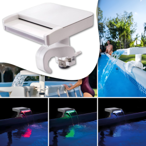 Водоспад для басейну з LED підсвічуванням та гідрогенератором Intex 28090