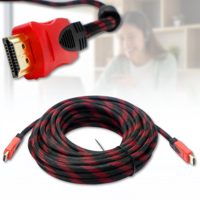 Високошвидкісний HDMI-HDMI кабель 10 метрів для ТБ, ПК та приставок