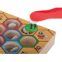 Дитячий розвиваючий іграшка MD 2848 Дерев'яне ігрове поле з бджілками та стільниками