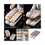 Лоток органайзер для хранения яиц EGG TRAY LY-382 Контейнер с крышкой на 14 яиц