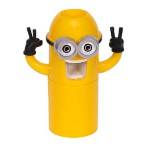 Диспансер для зубної пасти дитячий Міньйон Original Yellow JX158 Дозатор тримач пасти та щіток дитячий