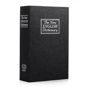 Сейф-книга "ENGLISH Dictionary" середня на замку з ключем Чорна 240х155х55 мм
