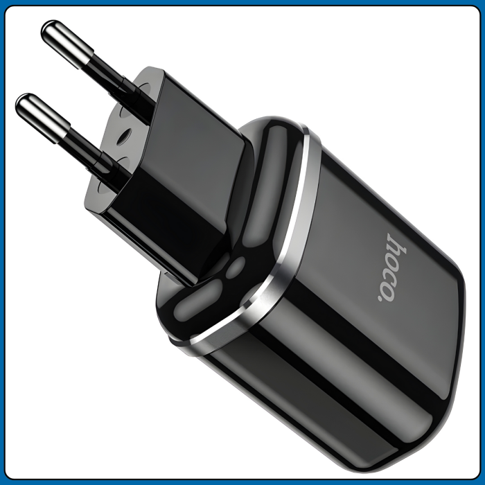 Зарядний пристрій USB×2 з підтримкою швидкої зарядки та кабелем USB-microUSB Hoco N4 Aspiring