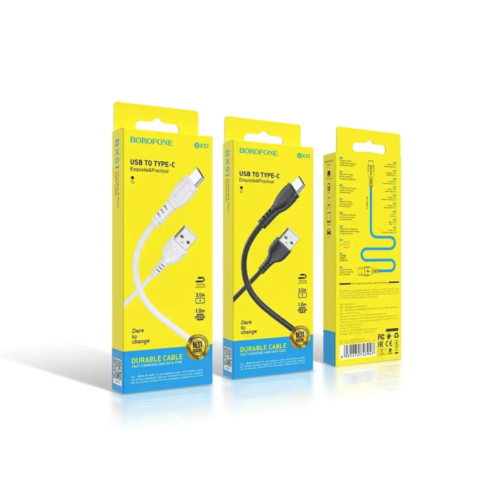 Кабель USB - Type-C Borofone BX51 Triumph