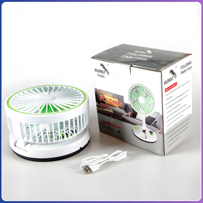 Портативний вентилятор Fan PRO з LED підсвічуванням