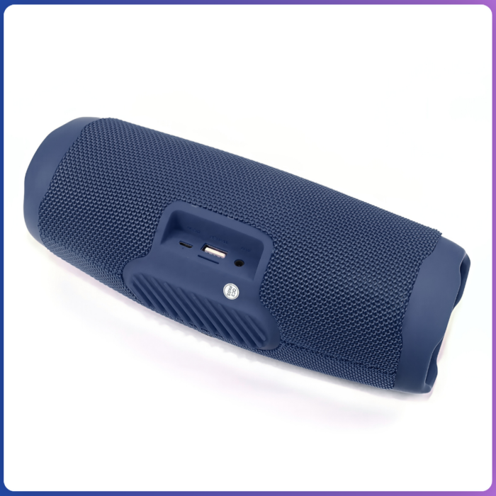 Bluetooth колонка з тканинним корпусом та акумулятором 12000 mAh Charge-6 B25 10W Синій