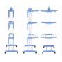 Складна сушарка для білизни 3 яруси Garment Rack