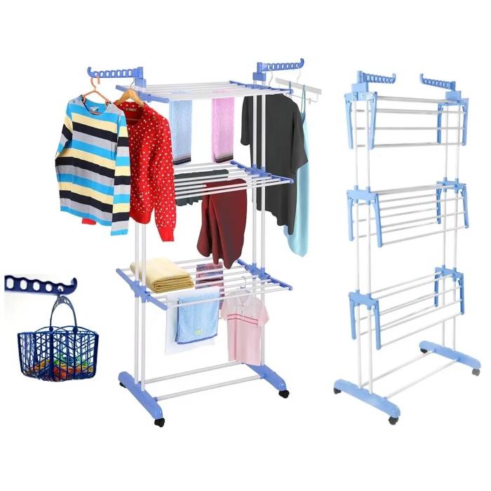 Складна сушарка для білизни 3 яруси Garment Rack