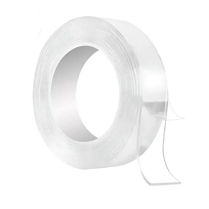 Двосторонній скотч 3,6*3 м Nanotape HP1632 Прозорий Силіконовий двосторонній скотч