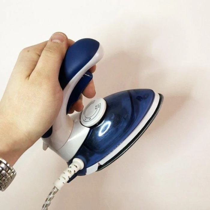 Вертикальний відпарювач Mini Steam Iron HT-558B 1000Вт Відпарювач з поворотною ручкою для всіх видів тканини