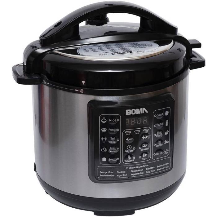 Скороварка електрична Boma BM-60-1 1000W Мультиварка багатофункціональна на 6 літрів