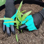 Рукавички для садових робіт GardenGloves з насадками-кігтями