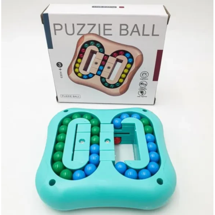 Головоломка антистрес для дітей із 4-х наборів кульок IQ Ball Puzzle Ball Rotating Magic Spin Bean Cube