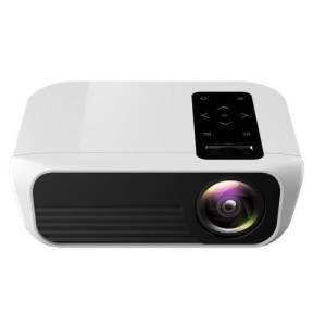 Мультимедійний міні-проектор для дому T8 WIFI HDMI 1080p бездротовий білий