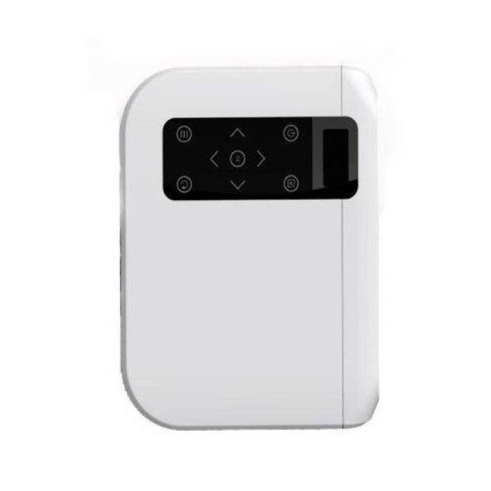 Мультимедійний міні-проектор для дому T8 WIFI HDMI 1080p бездротовий білий