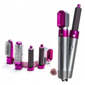 Фен-стайлер для волосся 5 в 1 Hot Air Styler ТР-5 Циліндричні насадки для завивки та створення об'єму