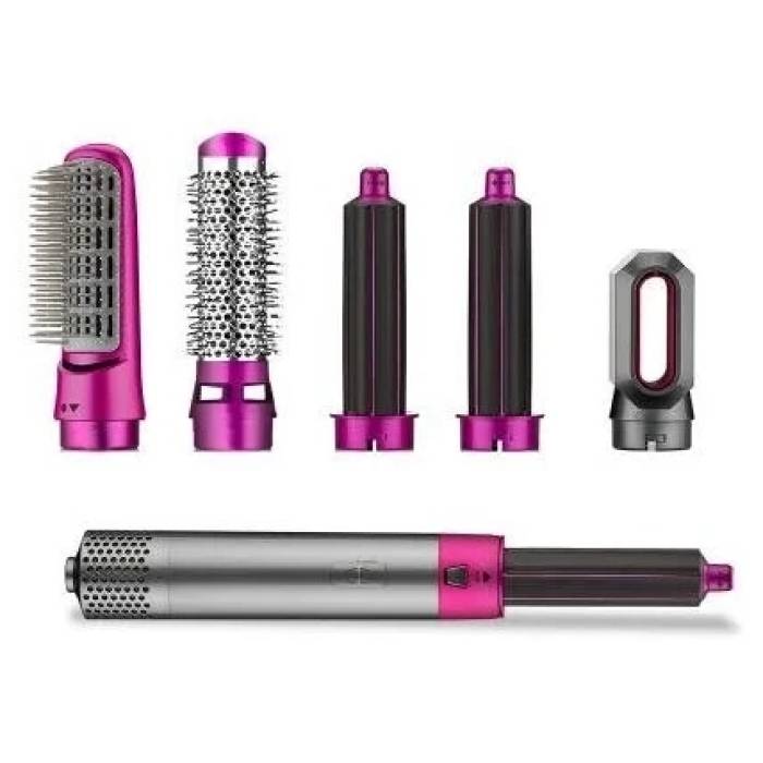 Фен-стайлер для волос 5 в 1 Hot Air Styler ТР-5 Цилиндрические насадки для завивки и создания объема