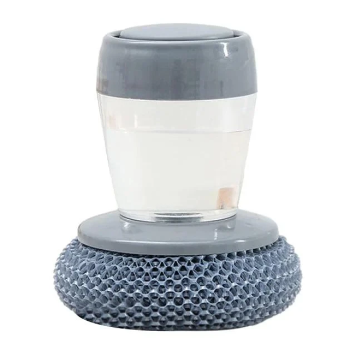Щетка для мытья посуды с дозатором моющего средства Scrubber Sponge
