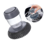 Щетка для мытья посуды с дозатором моющего средства Scrubber Sponge