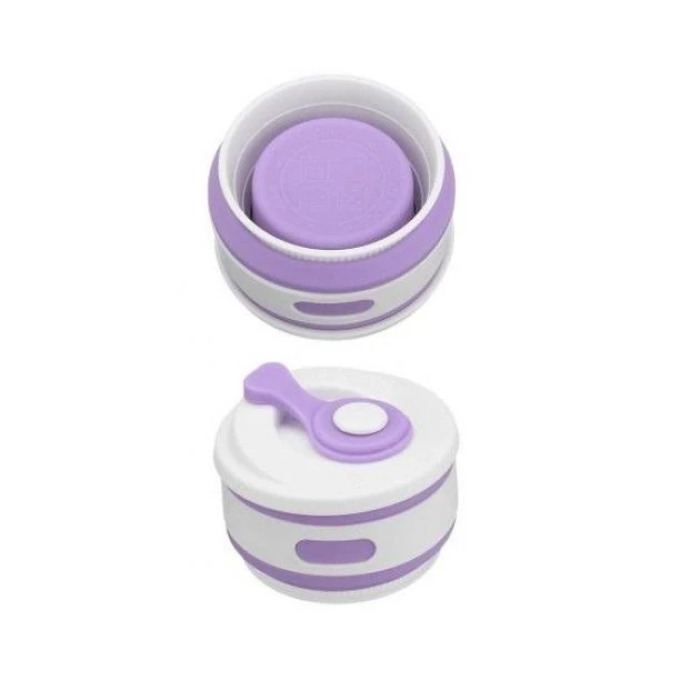 Складаний силіконовий кухоль SILICON MAGIC CUP Фіолетовий Похідний кухоль