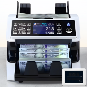 Лічильна машинка з визначенням номіналу Bill Counter AL-920 та детектором фальшивих грошей
