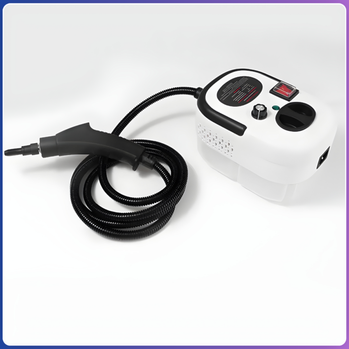 Портативный электрический пароочиститель с высоким давлением Steam Cleaner 2500W Белый С насадками