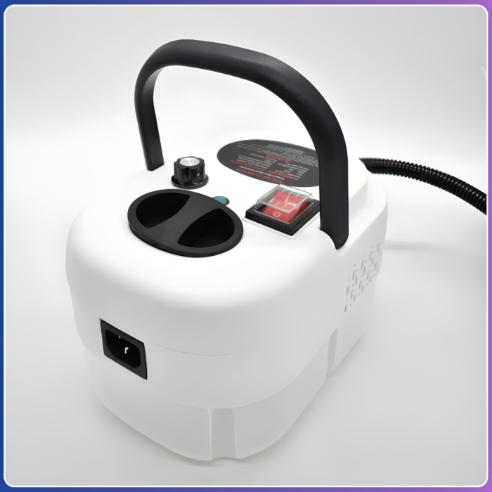 Портативный электрический пароочиститель с высоким давлением Steam Cleaner 2500W Белый С насадками