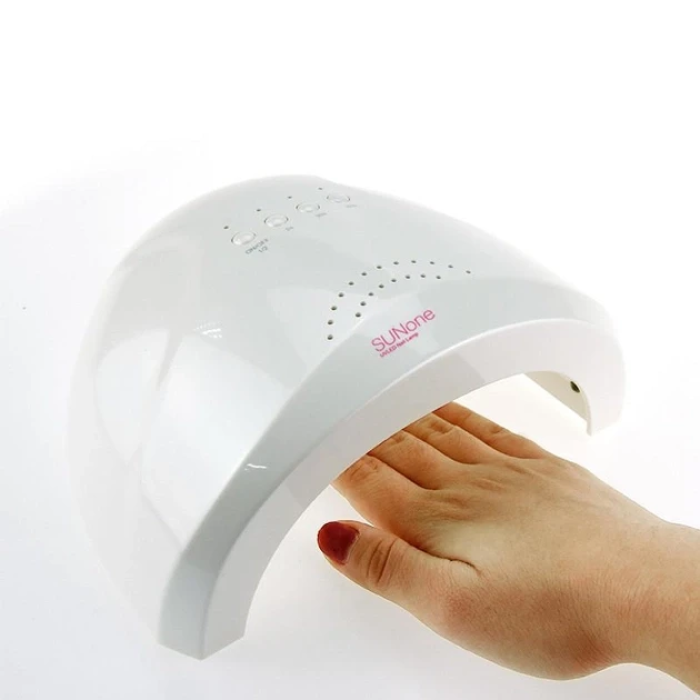 Лампа для манікюру SunOne Nail Lamp FD77-1 Ультрафіолетова гібридна лампа 48W