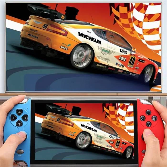 Ігрова консоль на 1000 ігор з екраном 5.1" та TV виходом PSP X7 8GB