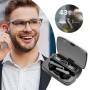 Беспроводные вакуумные Bluetooth наушники вкладыши с кейсом TWS M19 BT Наушники с кейсом для зарядки